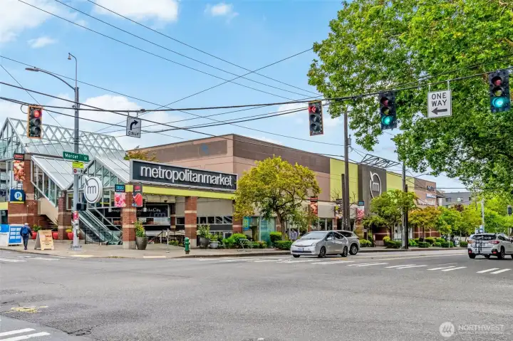 Metropolitan Market just blocks away