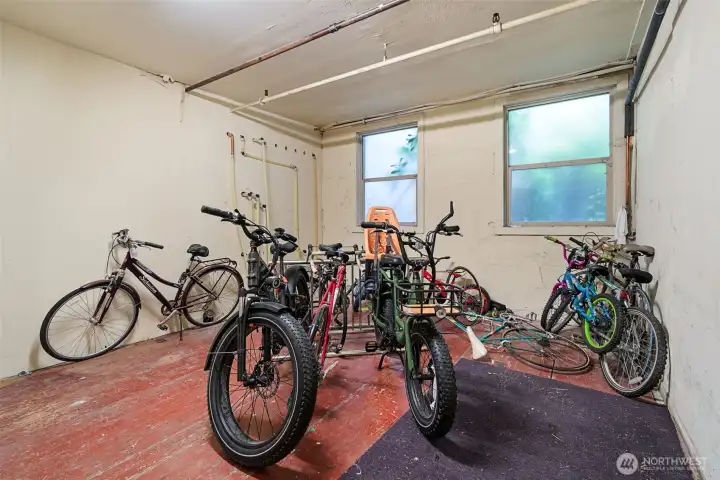 Secure bike storage