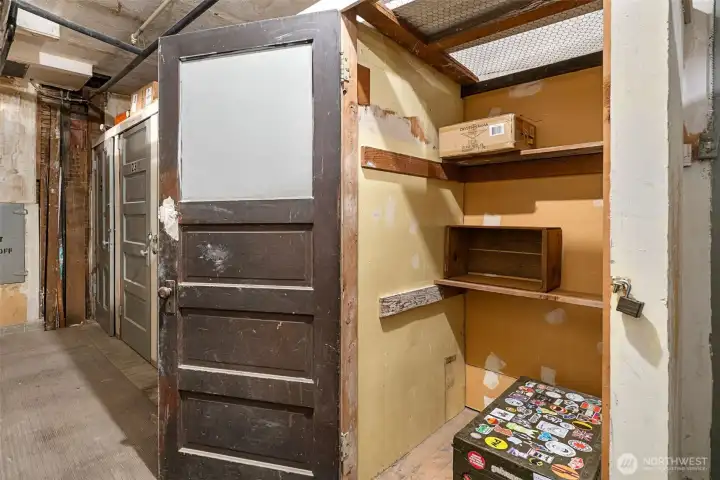 Dedicated storage space