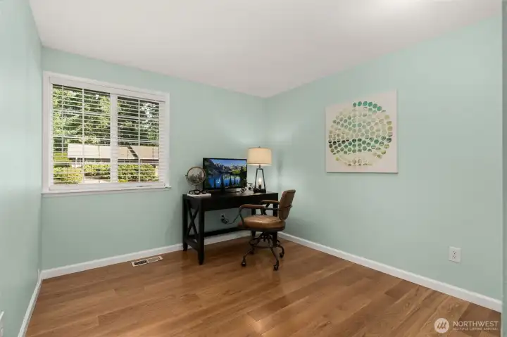 Upper level office or optional bedroom.