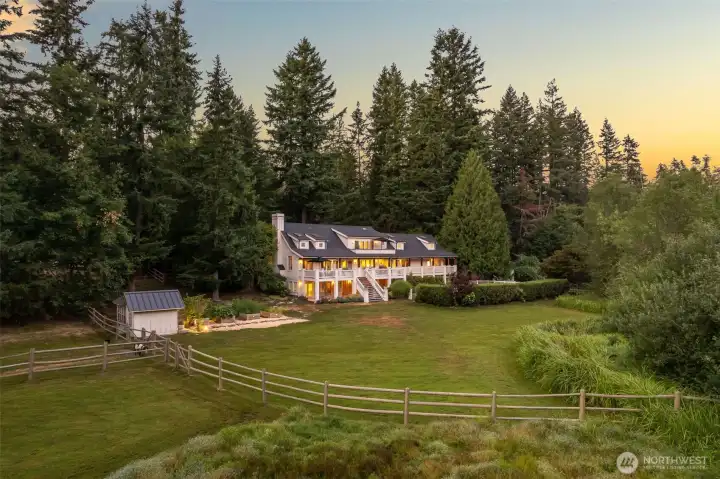 Embrace the beauty and tranquility of country living at this shy 4-acre Sammamish estate located just minutes to fabulous amenities.