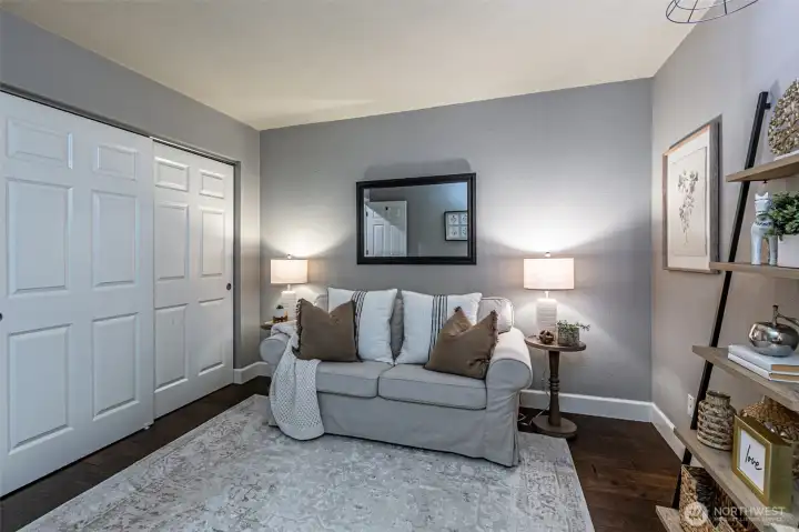 Large closet in the second bedroom