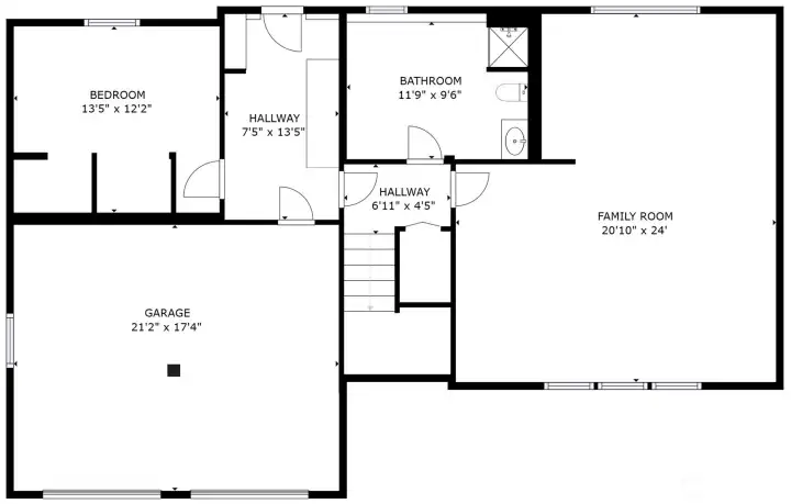 Lower floor plan