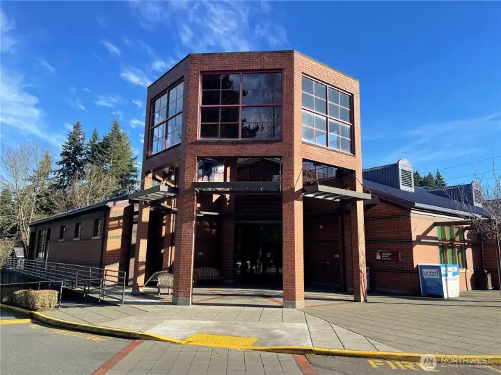 The public library in the neighborhood.