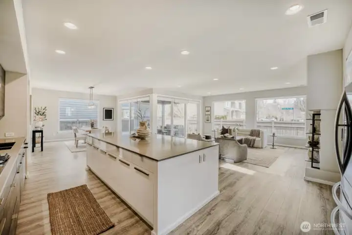 Immense Amounts of Kitchen Storage & Prep Areas