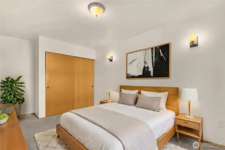 Master Bedroom has been Virtually Staged