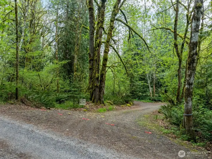 Entrance to the property, address sign at the top makes it easy to locate.