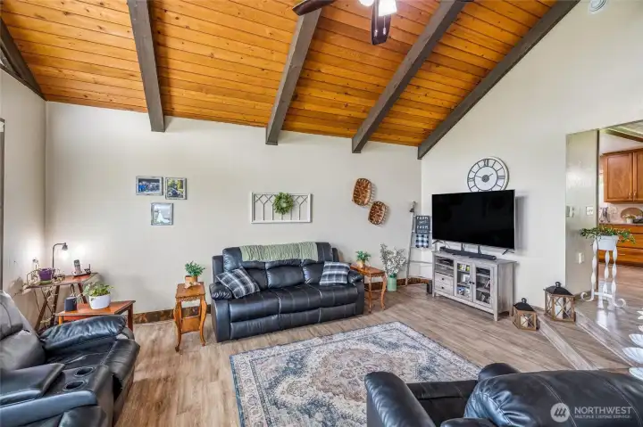 Yep that's a sunken living room!