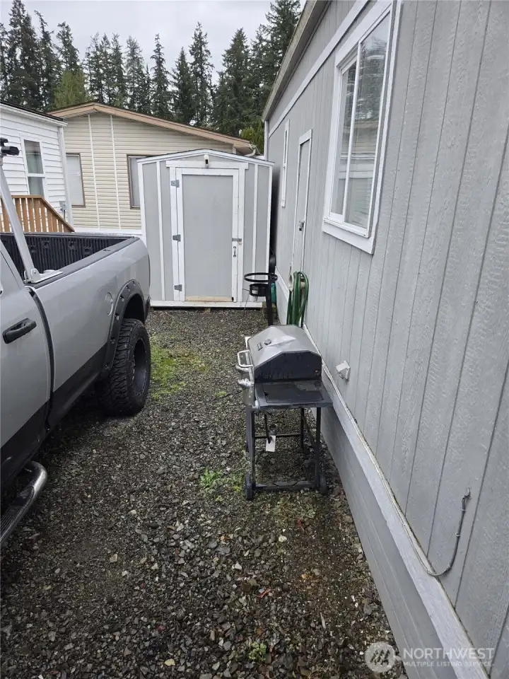 Outside Shed