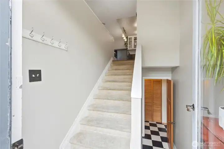 Split-entry layout. Split-entry layout.