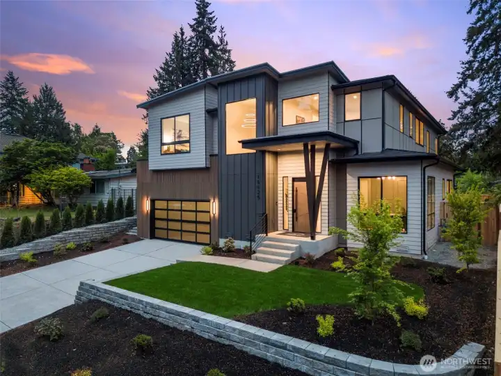 Modern exterior on this NW Contemporary home
