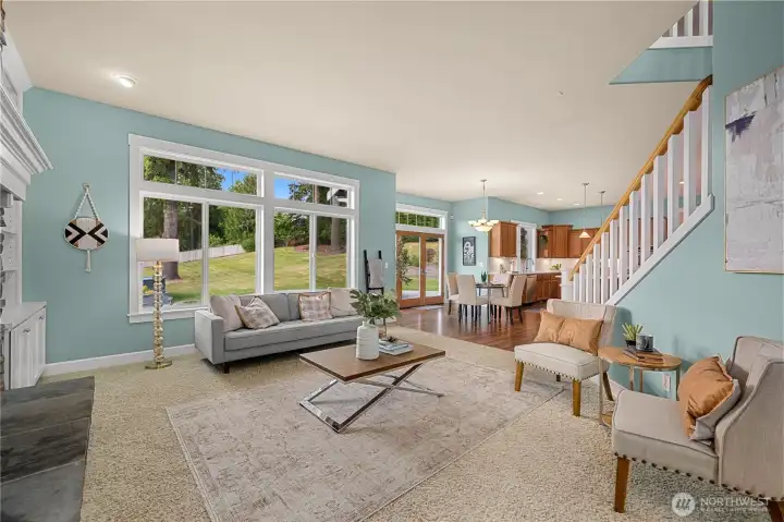 Open floor plan is great for entertaining Open floor plan is great for entertaining