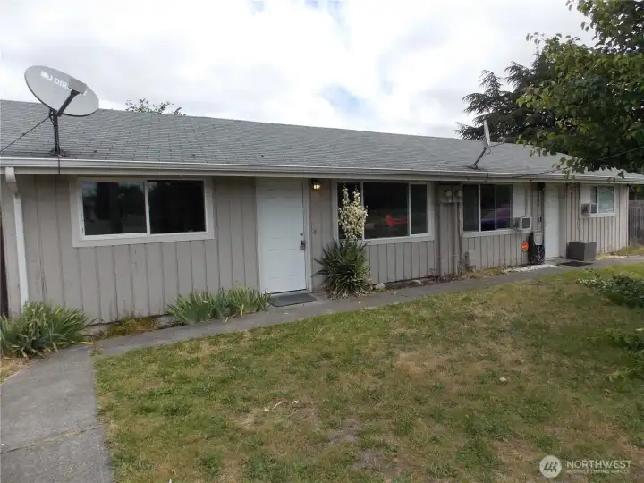 Front of duplex looking North