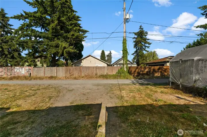 Backyard Rear Parking Area 7223 S Park Ave, Tacoma, WA 98408 Backyard Rear Parking Area 7223 S Park Ave, Tacoma, WA 98408