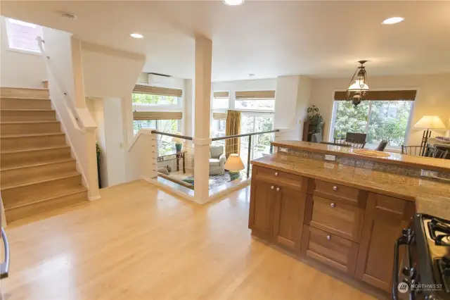 Open floor plan with lots of daylight