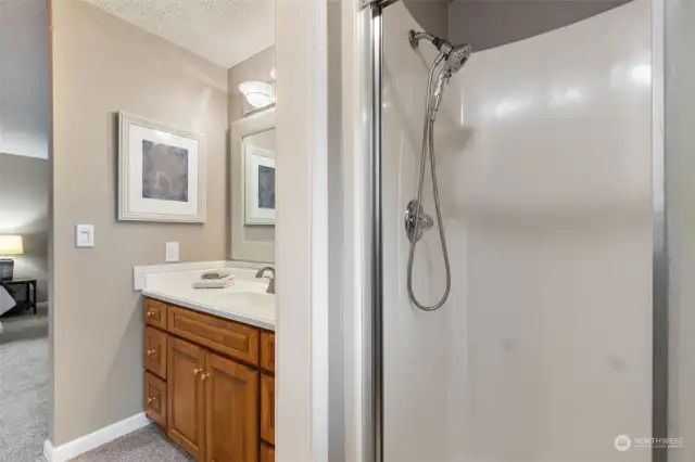 New Shower Door on Primary Bath Shower.