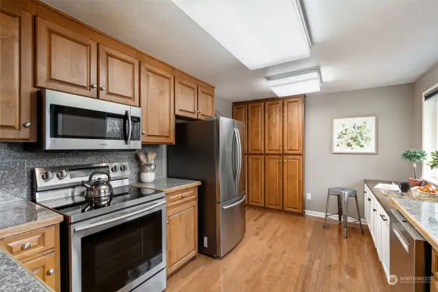 Room for more than One Cook in this extra large Kitchen.  New Stainless Steel Appliances, Big Pantry Area, Windows Overlooking The Barn and Chicken Coop