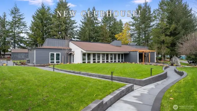 Modern and inviting, the NEW Clubhouse is the heart of the community—surrounded by beautifully landscaped grounds and easy walking paths.