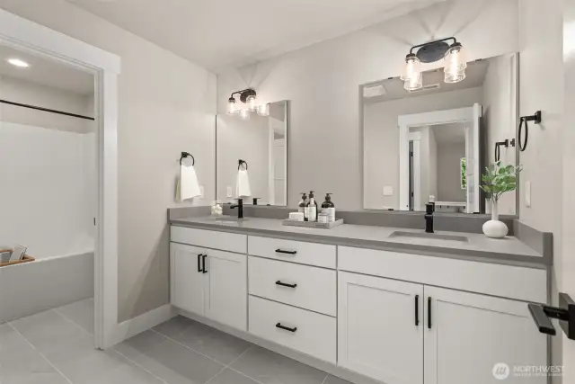 Photos of a previously built home with similar finishes that are virtually staged. Builder reserves the right to make changes to plans & specifications without notice. Features vary by plan. Buyer to verify square footage.