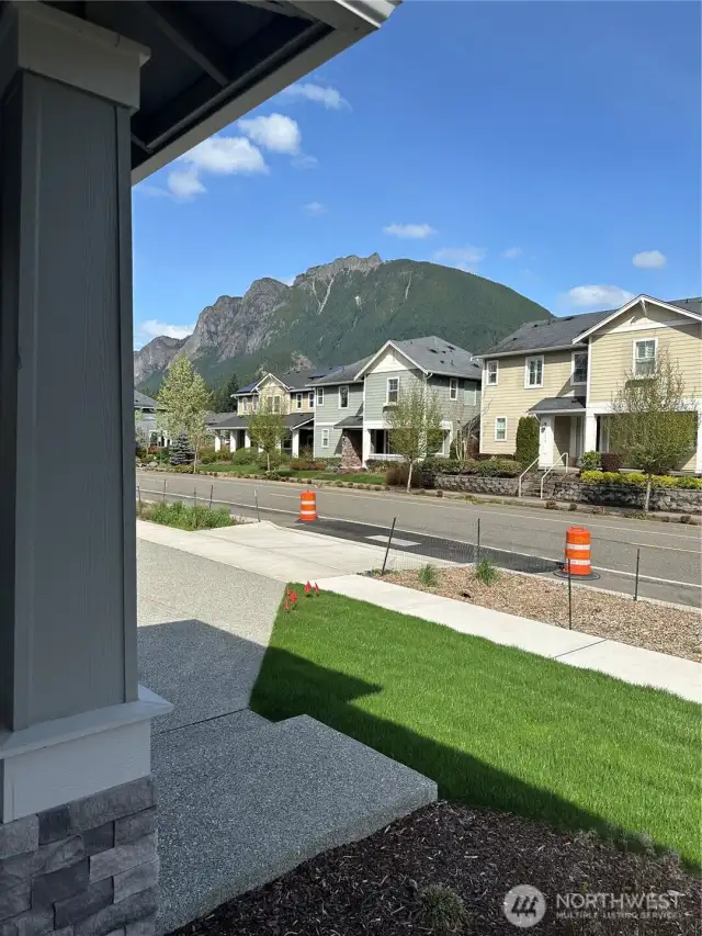 View from the front porch of the Subject Property.