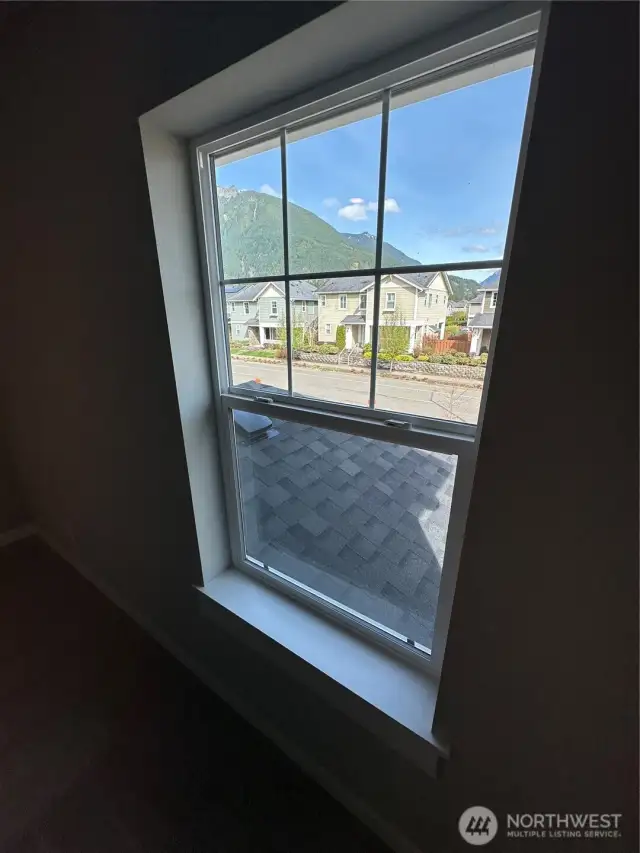 View from one of the secondary bedrooms.