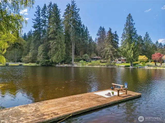 Floating Dock with access to great NW Fishing, Kayaking, Rowing & Swimming!