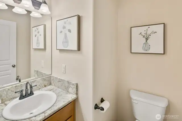 Downstairs Powder Room.
