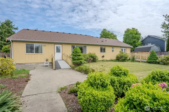 Rear garden perspective