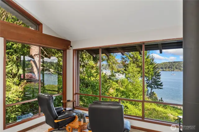 The view draws you in as soon as you enter the home