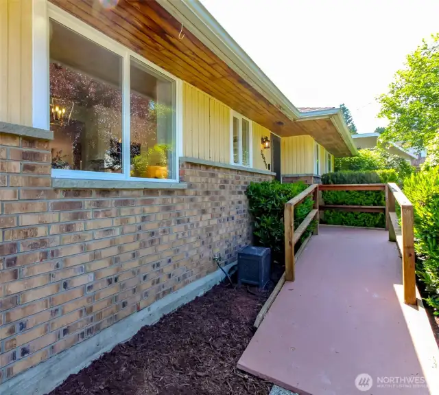 Front steps and ramp if needed!