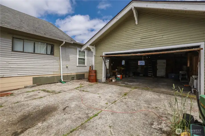 Garage entrance