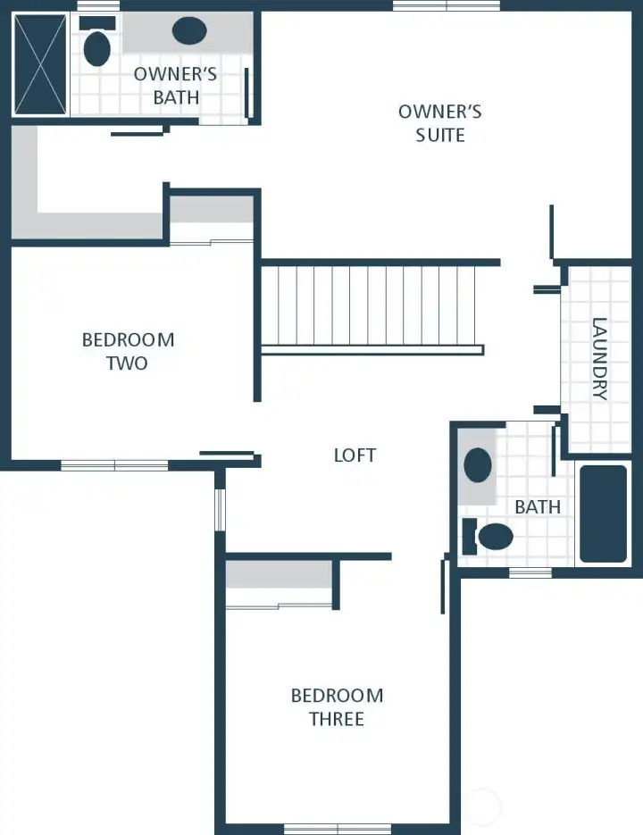 Photographs are for illustrative purposes only. Features, finishes, interior/exterior colors, landscaping and floorplan shown may vary from actual homes built.