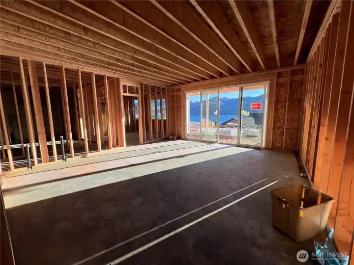 Lower level family room