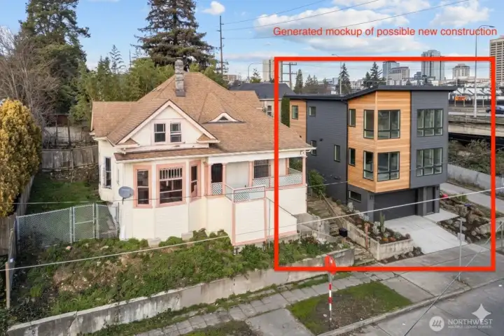 option to build on the sizable lot