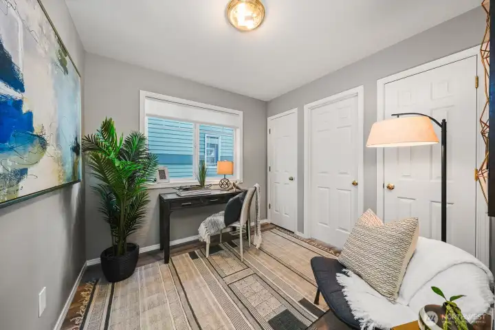 Nursery bedroom or office.