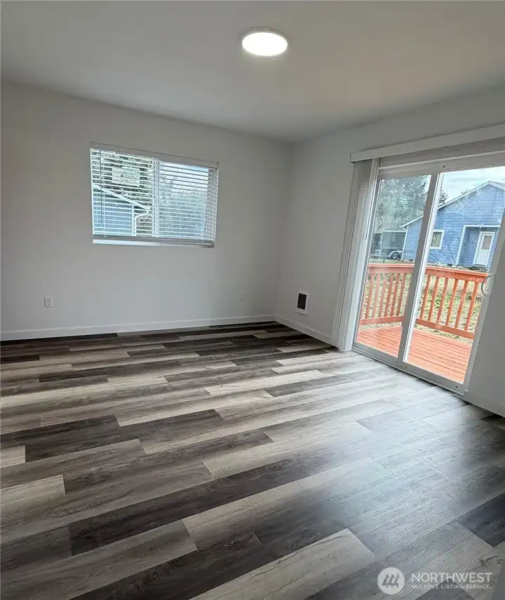 Second BDR with sliding doors. Light-filled!