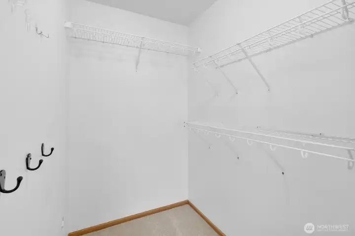 Primary closet