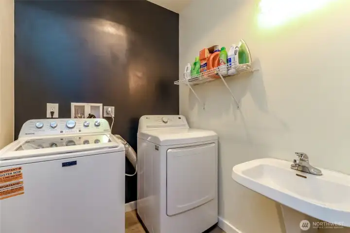 Laundry room.