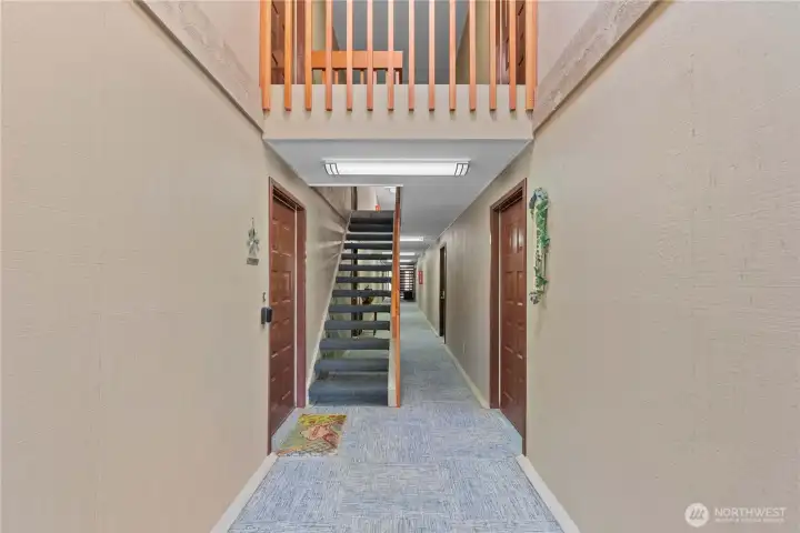 Interior entry. No stairs!