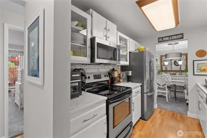 Nicely updated kitchen