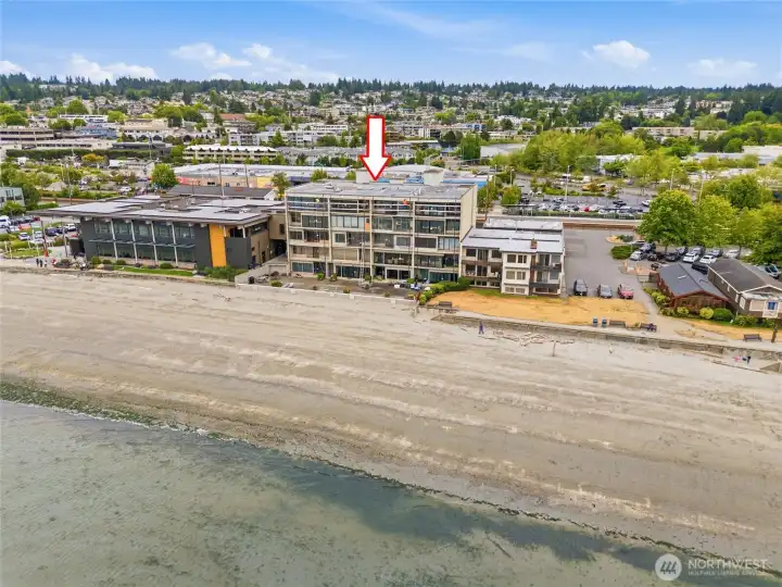 Rare beachfront location in the heart of Edmonds. Rare beachfront location in the heart of Edmonds.