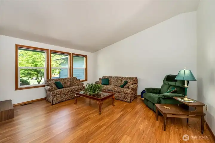 Living room in the front of home