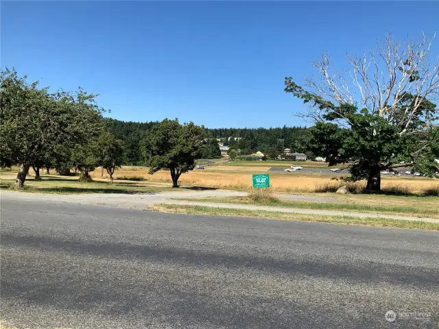 Day Use Park and Port of Orcas to the west across North Beach Road.