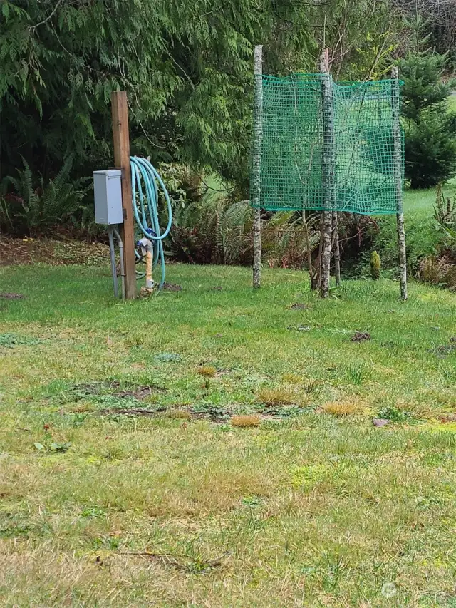 RV station #3 with water and 30 Amp hookup