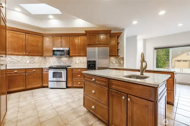 Lots of storage space throughout.