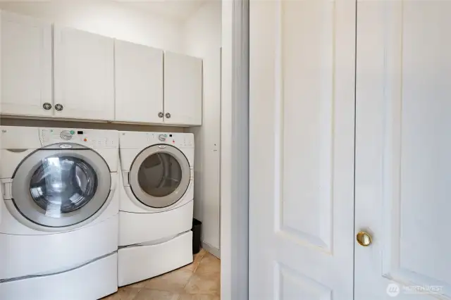 Laundry room on main floor.