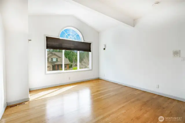 3rd bedroom is upstairs.