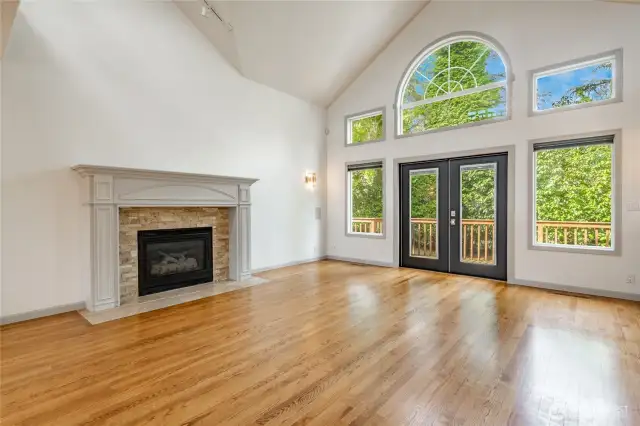 Tons of natural light throughout the home.