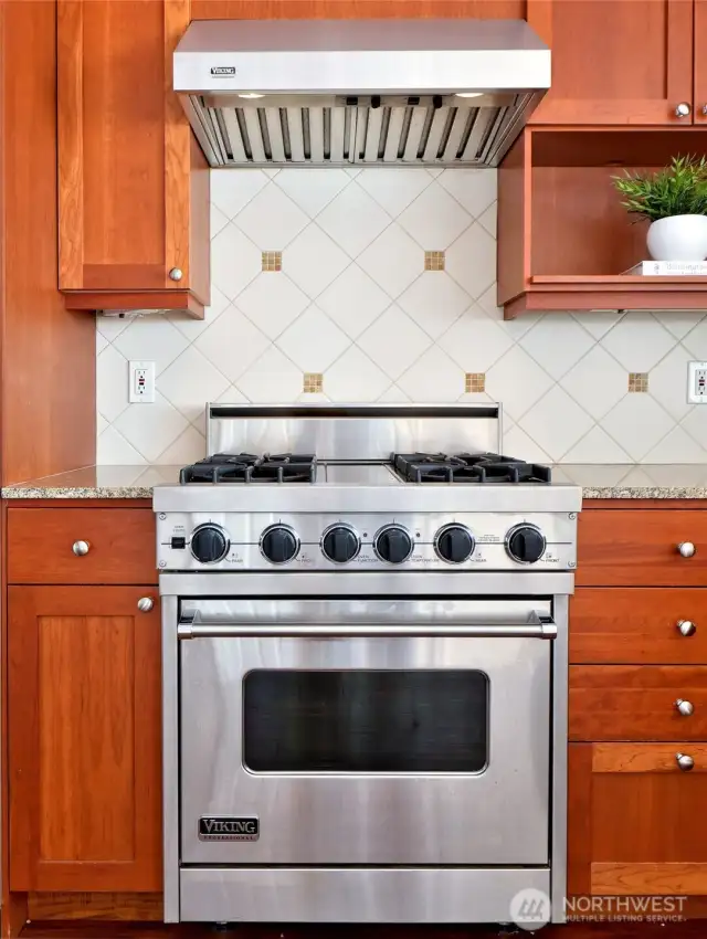 High end stainless appliances