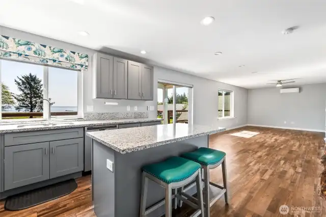 You’ll enjoy the open concept and natural light.